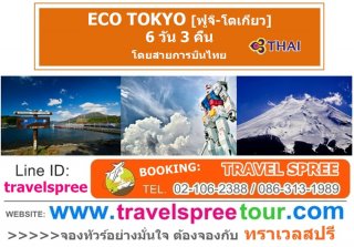 ทัวร์ญี่ปุ่น ECO TOKYO [ฟูจิ-โตเกียว] 6 วัน 3 คืน